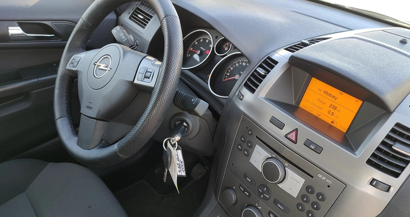 Opel Zafira cena 11999 przebieg: 249000, rok produkcji 2005 z Trzcianka małe 667